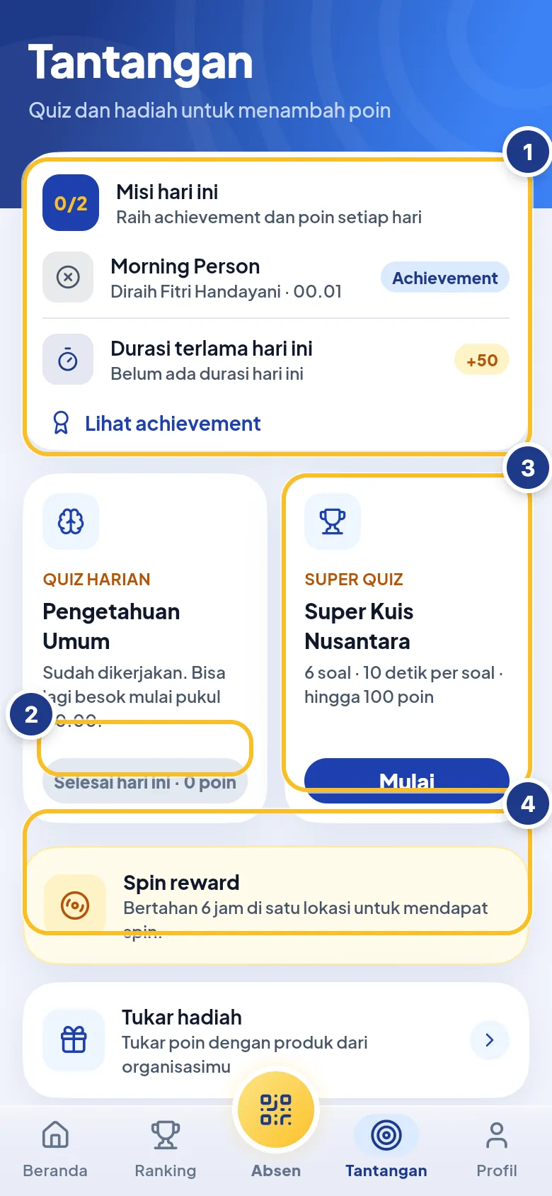 Tab Tantangan